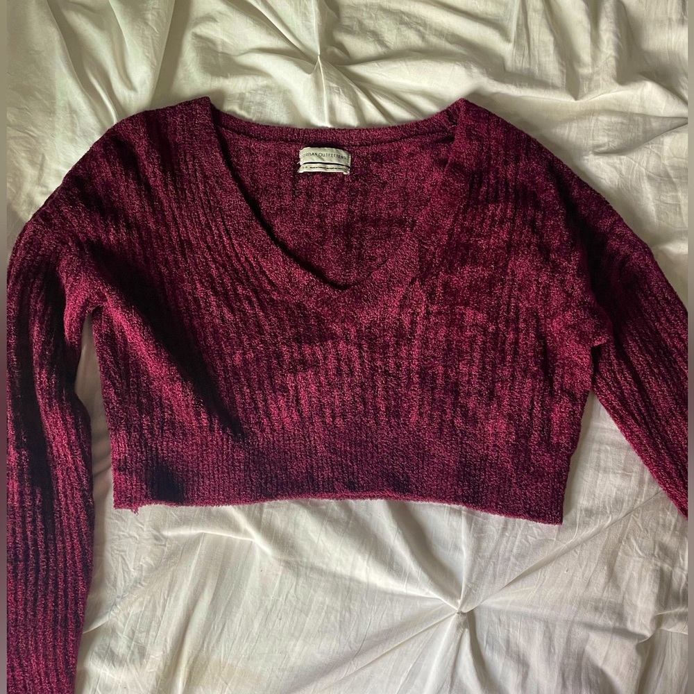 Urban Outfitters Burgundy
Cropped Sweater